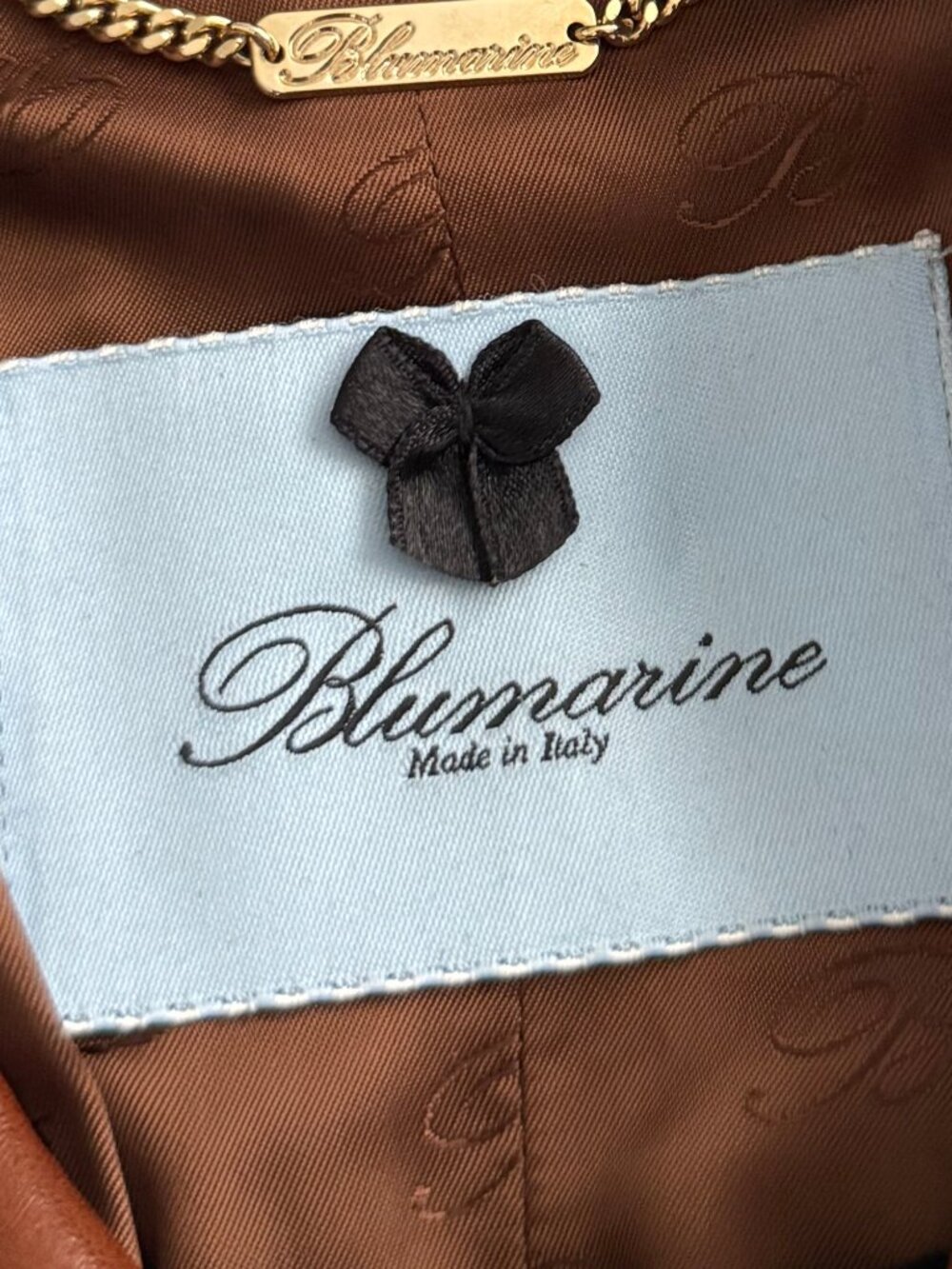 Blumarine Brown Biker Jacket - Picture 4 of 4